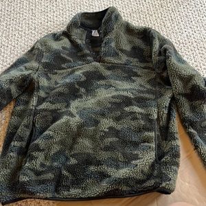 Army green sweater